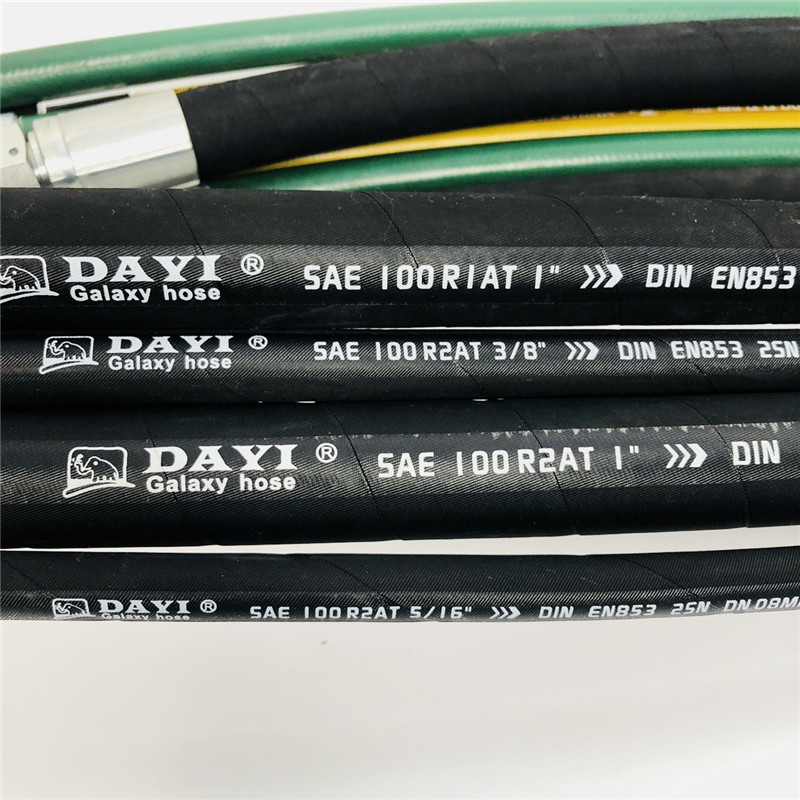 oem black high pressure hydraulic hose factories