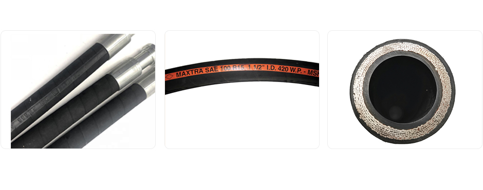 DIN EN 857 2SC Oil Tube Low Temperature -55°c wire braided hose